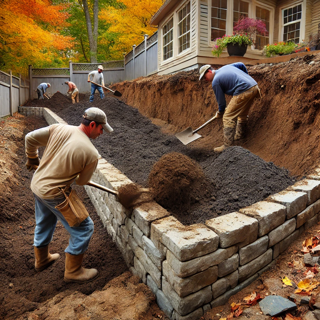 Backfill Retaining Walls