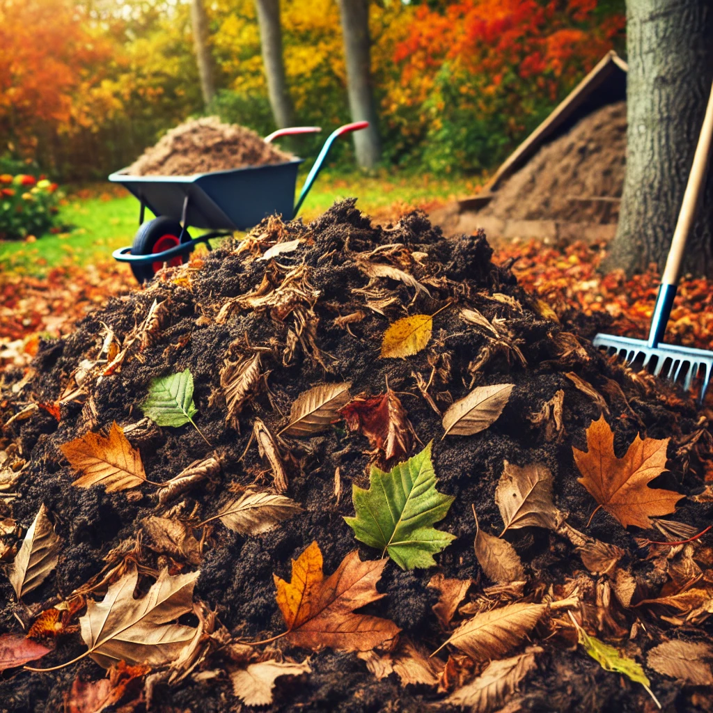 Layer for Compost Pile